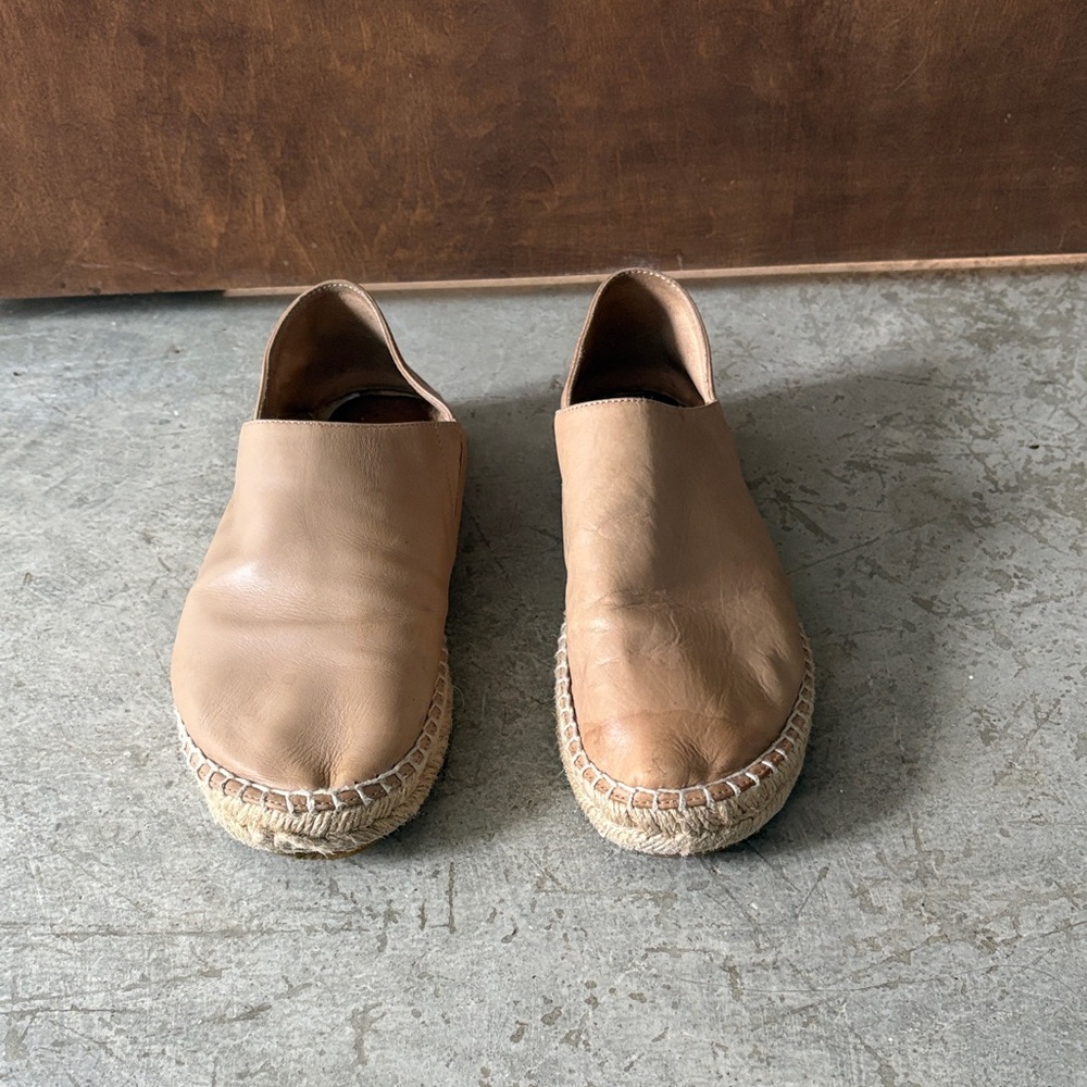 Vince Tan Leather slipper
